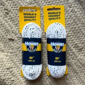 Howies Hockey 96” Skate Laces 2 Pairs NWT